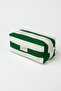 Marina Duck Fabric Large Size Lined Makeup Bag Travel Bag Green - 3