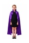 Purple Satin Cape for Children