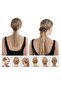 Black Color Practical Wire Bun Clip - Easy-To-Style Hair Accessory