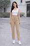 Women's Pants High-Waist Pleated Carrot Leg - 2