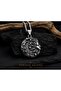 Stainless Steel Anthracite Color Mystical Togetherness Moon Sun Necklace