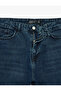 Normal Waist Cotton Pocketed Loose Fit Jean Trousers - Steve Jean - 6