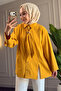 6463 - Stylish Comfortable Tie-Detail Woven Peach Fabric Women's Shirt - 3