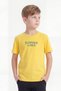 Round Neck Back Print Detailed Short Sleeve Boys' T-Shirt - 3