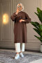 6530 - Stylish Comfortable Women's Long Tunic with Button Detail