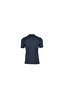 Ar-Ma Men's Polo Collar T-Shirt with Text Print Regular Fit Single Roll Neck Lycra Pique Y9Tyo7980 Navy Blue-L - 3