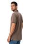 Ar-Ma Men's Polo Collar T-Shirt Unprinted Basic Knitted Fabric Regular Fit 100% Cotton 30/1 Double Collar Peny - 4