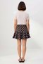 Women's Mini Skirt Polka Dot Pattern Ruffle Skirt Skater Cut 100% Cotton Gabardine Comfortable Casual Stylish - 5