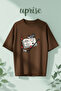 In My Hockey Romance Era Printed Cotton Oversize T-Shirt