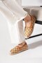Sisferte çenber braided women's ballet flats - tan - 4