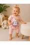 Hello Kitty Daisy Dream Embroidered 3D Appliqued Tights Summer Baby Girl Set - 3