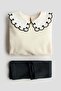 2-piece sweatshirt and leggings set - 2