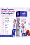 Veg Collagen Electrolytes™ 15 Sachets-Hydration & Beauty Support Formula - Hydrolyzed Wheat Peptides + Vitamin C from Acerola Cherry - Magnesium, Potassium & Sodium Electrolytes - Mixed Berries Flavor - 4