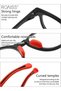 Kids Blue Light Blocking Glasses Anti Eyestrain Computer Gaming Eyewear UV400 Protection Lightweight TR90 Frame for Boys Girls Children Age 3-12 Black Red - 4