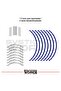 Rks Srk125R Sticker Set of 24 Stickers for Inner Wheel Lettering and Outer Stripe - 3