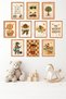 10-Piece Frame Look Pastel Set |   Baby Room |   Nursery, Minimalist, Vintage Painting Set 15X20 cm Mdf Uv Printing