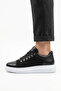 Zrc021 High Quality Textured Casual Men's Sneaker Black White