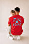 Father's Day Gift, Father-Child Combination, 100% Cotton Oversize T-Shirt