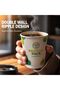 20 Pack Ripple Wall Paper Cups with Black Sip Lids | Disposable Hot Coffee Cups | Double Wall Insulated Cups - 3