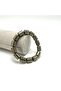 Certified Pyrite Cylinder Cut Natural Stone Bracelet - 6