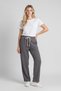Women's Organic Cotton Muslin Palazzo Pants High Waist Lightweight Fabric - 6