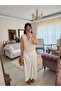 High-Waisted Maxi Satin Skirt with Elastic Waistband - 4