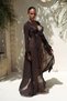 Ruffled Beach Kimono Long Sleeve Tie-Up See-Through Beach Dress