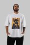 For the Love of Dogs 19 Front Dog Print White Oversize T-Shirt 100% Cotton Unisex Dog Lover Premium Design - 6