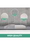 2 Pack Non-Slip Bath Mat Memory Foam, 40x60cm Bathroom Mat Soft & Comfortable Bath Mat With Highly Absorbent Bathroom Mat Non Slip for Shower - 4