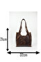 Genuine Leather, Handmade, Zippered Organizer, Tote Women's Shoulder Bag - 2
