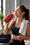 Red Healthy Glass Water Bottle 1000 ml Water Bottle 1Lt Sports Water Bottle - 2
