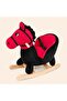 Rocking, Riding and Jumping Plush Horse Figure Toy (100% Solid Balance Toy) - 2