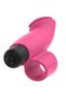 Vibrator Deget din Silicon Roz - 3