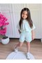 Girl's Oysho Fabric Summer 2-Piece Top and Shorts Set - 2
