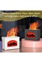 Fire Mist Humidifier, 270ml USB Fireplace Flame Aromatherapy Diffuser, Ultrasonic Cool Mist - 3