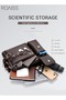 Men Stylish Briefcase with Adjustable Shoulder Strap, Multifunctional Crossbody Bag with Multi Pocke - 5