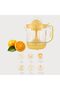 25W Electric Juice Extractor, 1.0L Transparent Juice Jug, Dual Rotation, Dust Cover & Cord Storage for Home, Office & Café - 3
