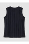 Lcw Everyday Black Crew Neck Textured Women's Tank Top - 6