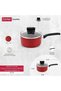 Safecook With Nonstick Saucepan, Red, 20 cm, Aluminum - 8
