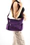 Women's Messenger Bag Lightweight Clinker Fabric Multi-Pocket Crossbody Shoulder Bag 28*24 cm Daily Bag