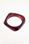 Women's Special Design 100% Stone Geometric Formed Burgundy Bracelet - 4