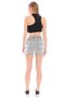 Viscose Fabric Ripped Detailed Lycra Women's Shorts - 5