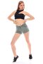 Viscose Fabric Ripped Detailed Lycra Women's Shorts - 5