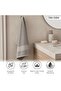 Ultra Luxe 780 Gsm Turkish Cotton Hand Towel 50x90 Cm-nickle - 5