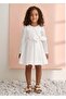 Mayoral Abel Lula Girl's Mercerized Evening Dress with Bolero White - 3