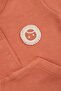 Organic Cotton Baby Shorts Overalls Orange - 3