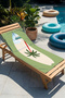 Surfboard Tropical Palm Beach Towel—Green Modern Marine Pool & Beach Quick-Dry Towel - 4