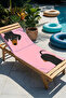 Children's Beach Towel with Cute Dog Figure - Pink Modern Animal-Themed Quick-Dry Microfiber Towel - 6