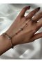 Steel silver round crystal stone dorica dragonfly