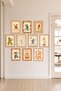 10-Piece Frame Look Pastel Set |   Baby Room |   Nursery, Minimalist, Vintage Painting Set 15X20 cm Mdf Uv Printing - 3